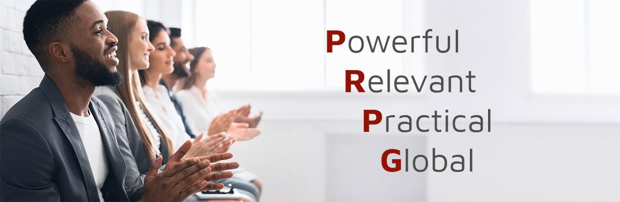 Financial training providers PRP Global are - Global, powerful, practical and relevant.
